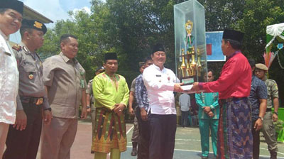 Buka Festival Pacu Jalur Rayon II Benai, Ini Yang Disampaikan Wabup Halim